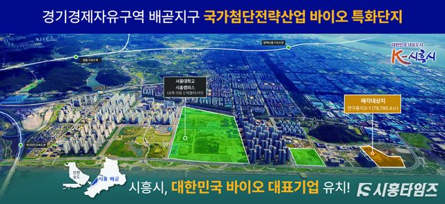 시흥시 경제자유구역 배곧지구 연구용지 분양