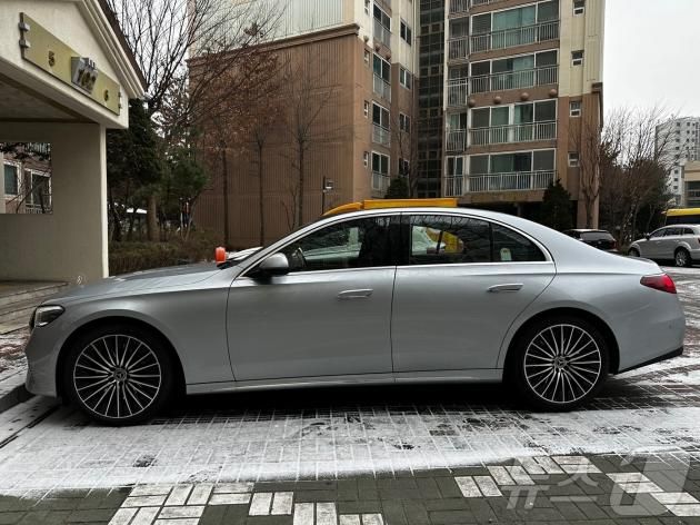 메르세데스-벤츠 E 450 4매틱 익스클루시브 측면.ⓒ 뉴스1 이동희 기자