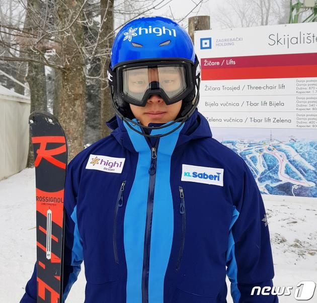 아시아 알파인스키의 간판 정동현(31·하이원) 선수 ⓒ News1 박하림 기자