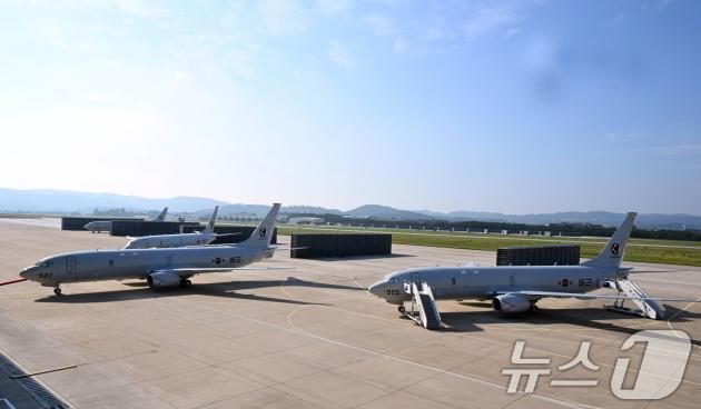 미국 보잉사가 생산한 세계 최강 '잠수함 킬러' 최신예 해상초계기-Ⅱ 'P-8A 포세이돈'. (해군 제공) 2024.7.4/뉴스1