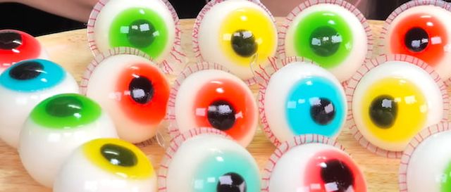 눈알 젤리 자료사진. 본문과 직접적 연관 없음 / 사진 = 유튜브 채널&nbsp;'ZOEY&nbsp;ASMR&nbsp;조이'