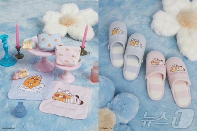 젤라또피케와 카카오프렌즈의 협업 컬렉션.(젤라또피케 제공)