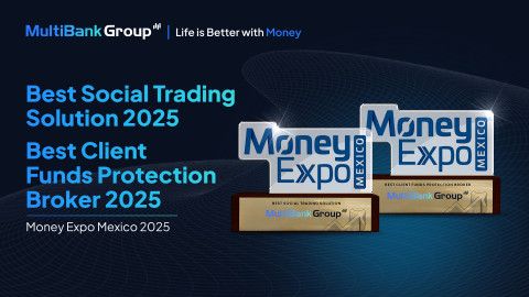 MultiBank Group continues to set the standard for trust and innovation in the financial industry and has been awarded two prestigious titles at Money Expo Mexico 2025: Best Client Funds Protection Broker’ and ‘Best Social Trading Solution