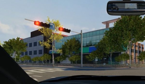 회사의 디지털트윈 시뮬레이션 플랫폼인 'GDStudio' 영상. 사진=회사