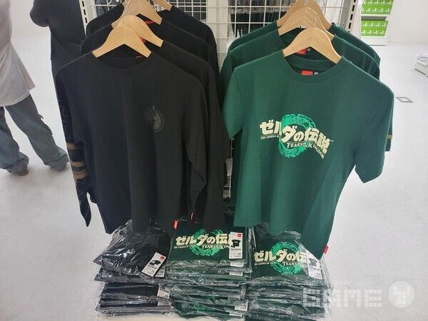 젤다 티셔츠도 있어요&nbsp;/ 게임와이 촬영