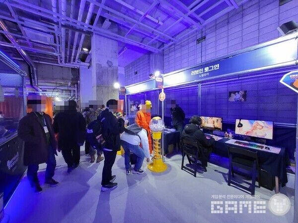 인기는 버닝비버 2022까지 이어졌다 / 게임와이 촬영