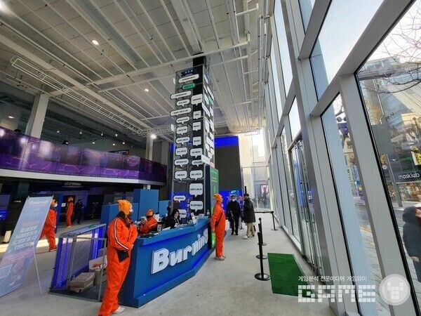 버닝비버의 현장 / 게임와이 촬영