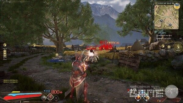 적들을 사냥하자.&nbsp;퀀텀나이츠 /게임와이 촬영