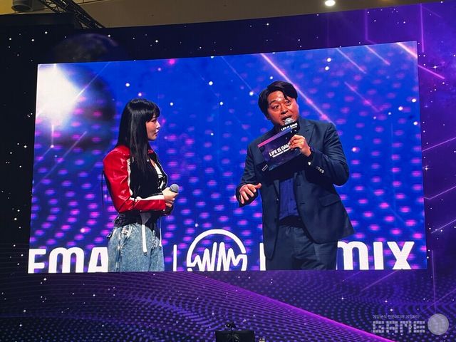 위메이드 가수 청하 특별공연 프로그램 현장 / 게임와이 촬영