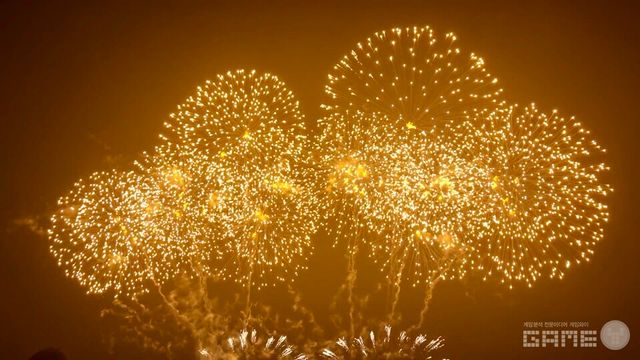 ​​‘위메이드 페스티브 나이트’ 불꽃축제 / 게임와이 촬영