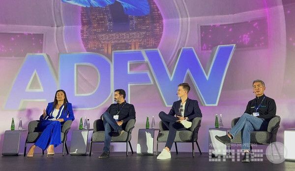 ADFW토론에 참석하고 있는&nbsp;장현국대표 /위메이드