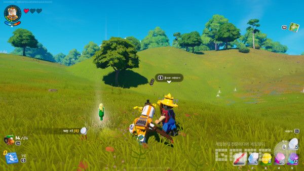 풀씨와 함께 떠나는 동굴 여행. 레고 포트나이트 /게임와이 촬영​