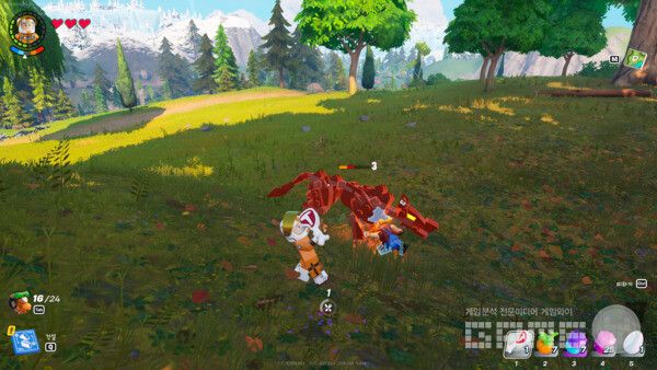 오, 형 잘 싸우네?. ​레고 포트나이트 /게임와이 촬영