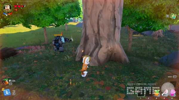 난 뒤에 숨어서 구경할게요. ​레고 포트나이트 /게임와이 촬영