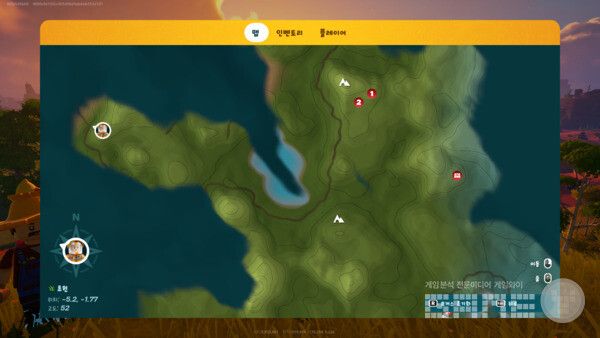 위치는 1,2번이 있는 근처. 레고 포트나이트 /게임와이 촬영​​