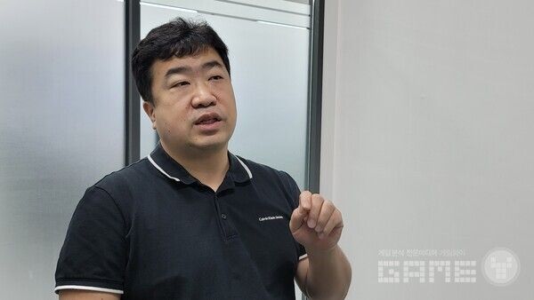 정성환 대표, 사진=게임와이 촬영