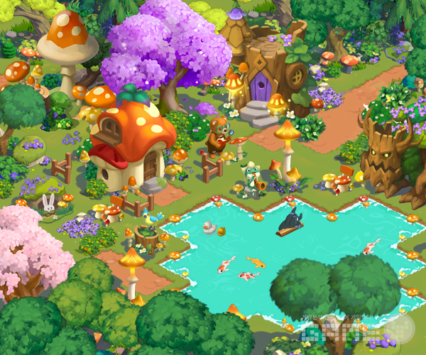 나만의 스타일로 영지를 꾸밀 수 있다. 그랜드크로스: 에이지 오브 타이탄/넷마블