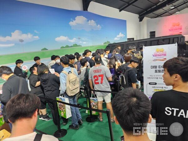 우마무스메 1주년 행사 부스 전경 /게임와이 촬영