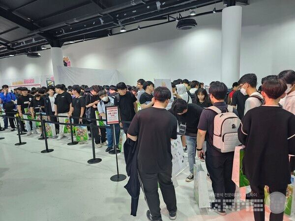 우마무스메 1주년 행사 부스 전경 /게임와이 촬영