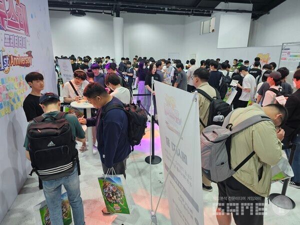 우마무스메 1주년 행사 부스 전경 /게임와이 촬영