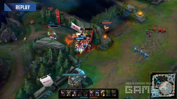 초반 좋은 어그로 핑퐁으로 득점을 해냈다&nbsp;/ 출처 KeSPA 공식 유튜브