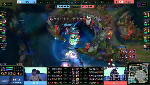 카나비가 바론스틸에 성공했으나 교전에서는 크게 패배했다&nbsp;/ 출처 KeSPA 공식 유튜브