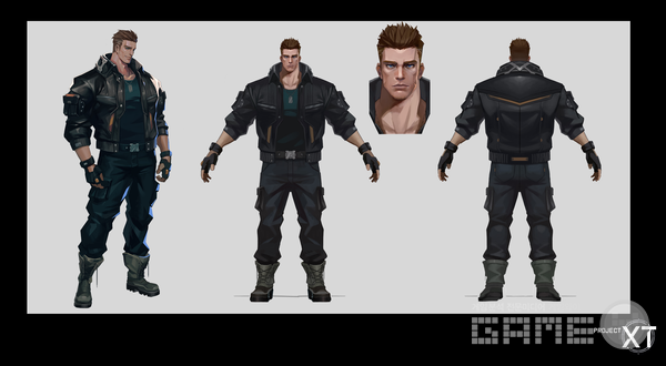 프로젝트 XT에 등장하는 캐릭터의 원화 / 블랙스톰 제공&nbsp;