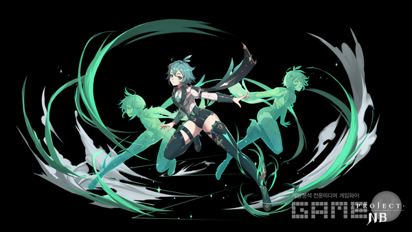 무기와 캐릭터의 설정을 동시에 느낄 수 있는 유리의 일러스트 / 블랙스톰 제공&nbsp;