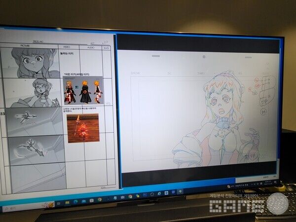 이키가 놀라는 과정에서 생긴 일이라고 말하며 설명을 시작했다 / 게임와이 촬영