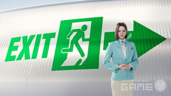 대한항공 기내안전방송 버추얼 휴먼 리나 /넷마블