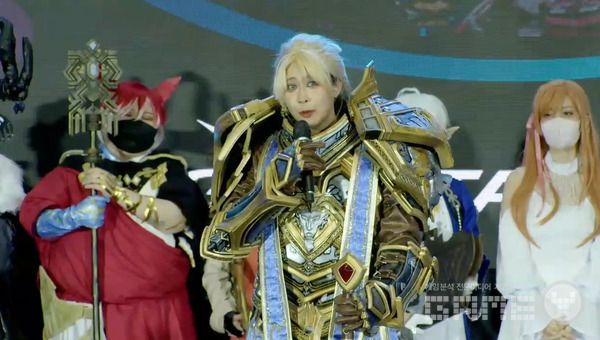 지스타 코스프레 어워드. 눈물을 터트리는 란하 /트위치