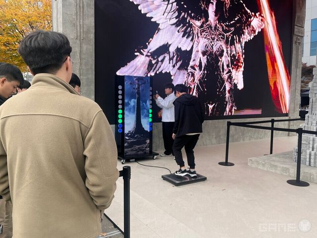 아키텍트 야외 부스 전경이미지 / 게임와이 촬영