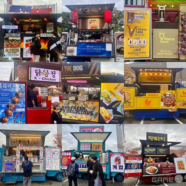 지스타2024를 방문한 푸드트럭 사진 / 게임와이 촬영