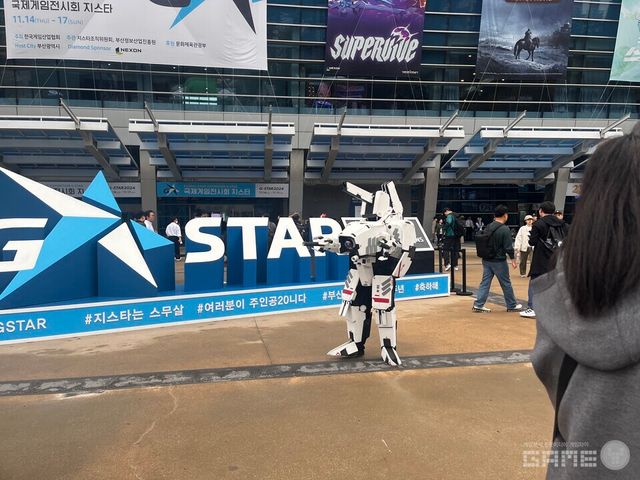 지스타 행사장 전경 / 게임와이 촬영