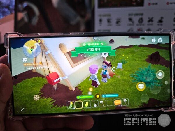 텐트를 설치하자. 얼마나 큰 구조물을 설치할 수 있을까? 지스타 딩컴 모바일 /게임와이 촬영