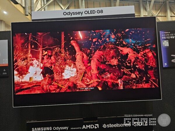 불타는 공간에서 중간 보스 및 졸개들과 싸우게 된다. 붉은사막 /게임와이 촬영