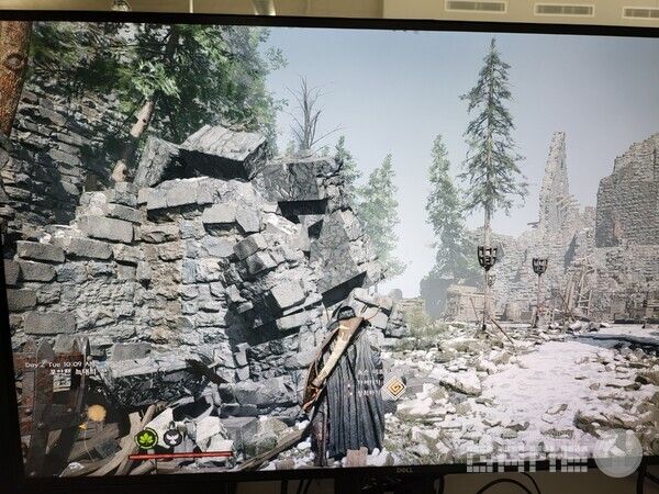 사슴왕과 싸우기 바로 전 상황. 전투가 바로 진행되다 보니 촬영이 어려웠다 / 게임와이 촬영