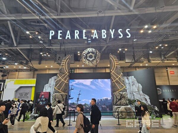 펄어비스 부스 /게임와이 촬영