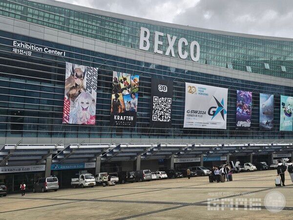 11월 13일 지스타가 열릴 벡스코 제1전시장 /게임와이 촬영