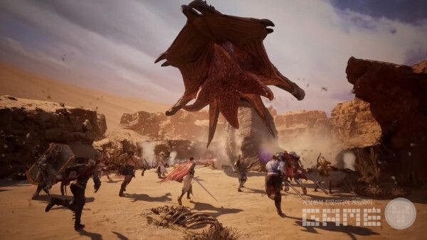 보스전에서 도전과 협동을 강조하는 문구가 나온다.&nbsp; 저니 오브 모나크 /엔씨소프트