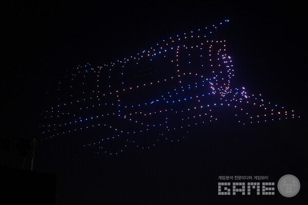 은하열차와 함께 시작된 드론쇼 / 게임와이 촬영