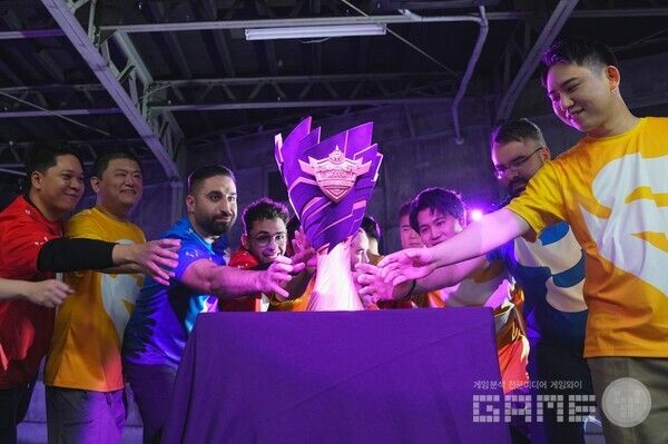 SWC2024 월드 파이널 공식 프로필 촬영 선수 단체 컷