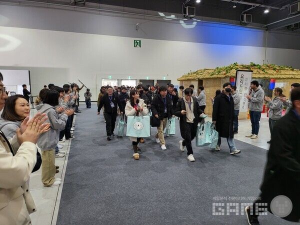 행사장 내부 입장 당시의 모습 / 게임와이 촬영