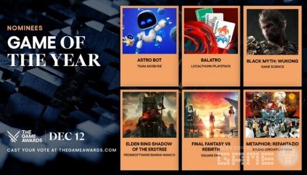 더 게임어워드 올해의 게임 후보작 / 더 게임어워드