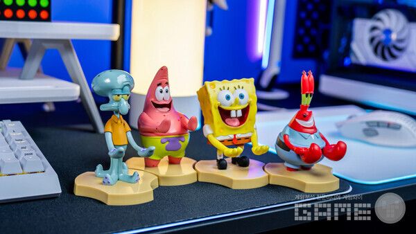 에이치투 인터렉티브는 오는 1월 소닉, 스폰지밥, 오징어 게임 등 유명 캐릭터들을 활용하여 EXG Pro에서 제작한 캐릭터 스탠드 상품 ‘케이블 가이즈(Cable Guys)’ 시리즈를 출시한다. /에이치투인터랙티브