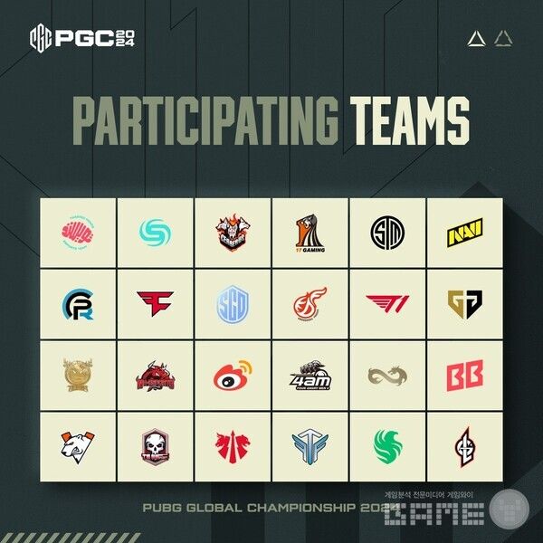 대망의 그랜드 파이널은 20일부터 22일까지 3일간 진행되며, 하루 6개 매치씩 총 18개 매치에서 가장 높은 순위를 달성한 팀이 PGC 2024의 챔피언에 오른다.