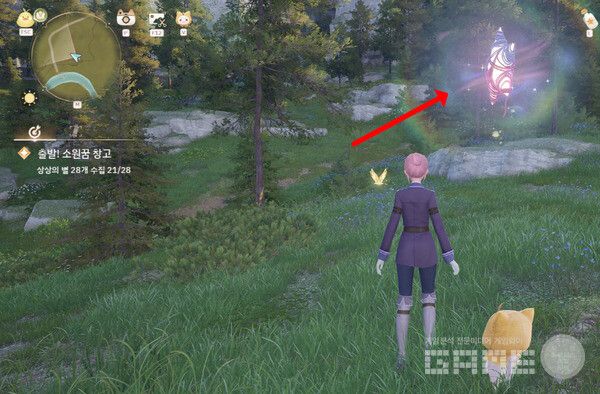 ▲적들을 해치우고 상상의 별 획득.인피니티 니키 /게임와이 촬영