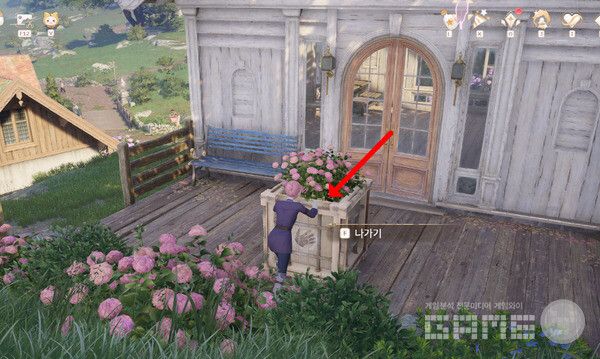 ▲물건을 끌어당겨서 안으로 들어가 상상의 별을 획득하자.&nbsp;인피니티 니키 /게임와이 촬영