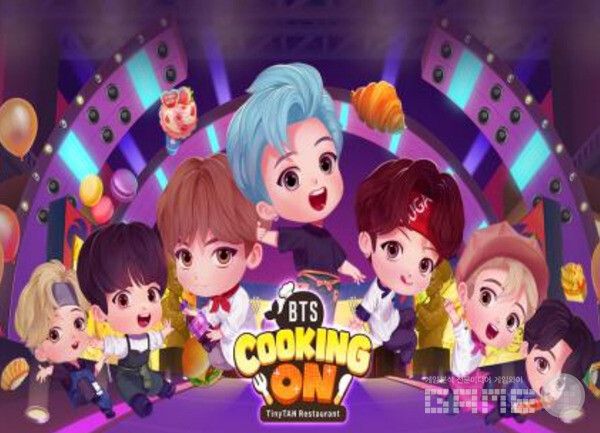 &nbsp;‘BTS쿠킹온: 타이니탄 레스토랑’은 귀여운 타이니탄과 다양한 요리를 완성하는 게임으로 2024년 상반기 출시 예정이다.&nbsp; /컴투스