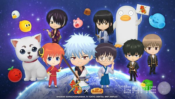 라인 버블2-은혼 콜라보 /라인스튜디오